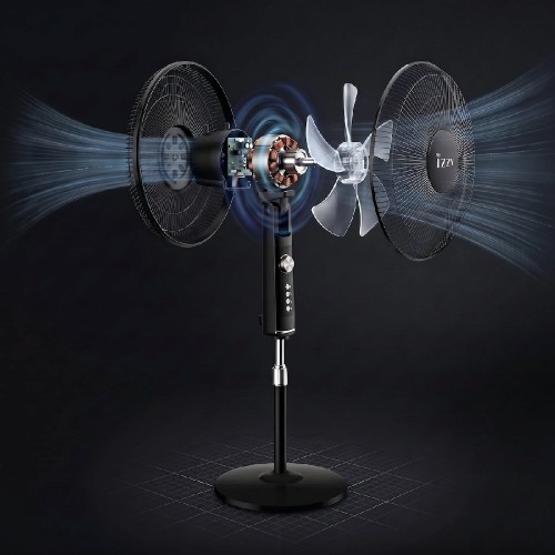 ΑΝΕΜΙΣΤΗΡΑΣ ΟΡΘΟΣΤΑΤΗΣ IZZY IZ-9041 40cm BLACK 70W